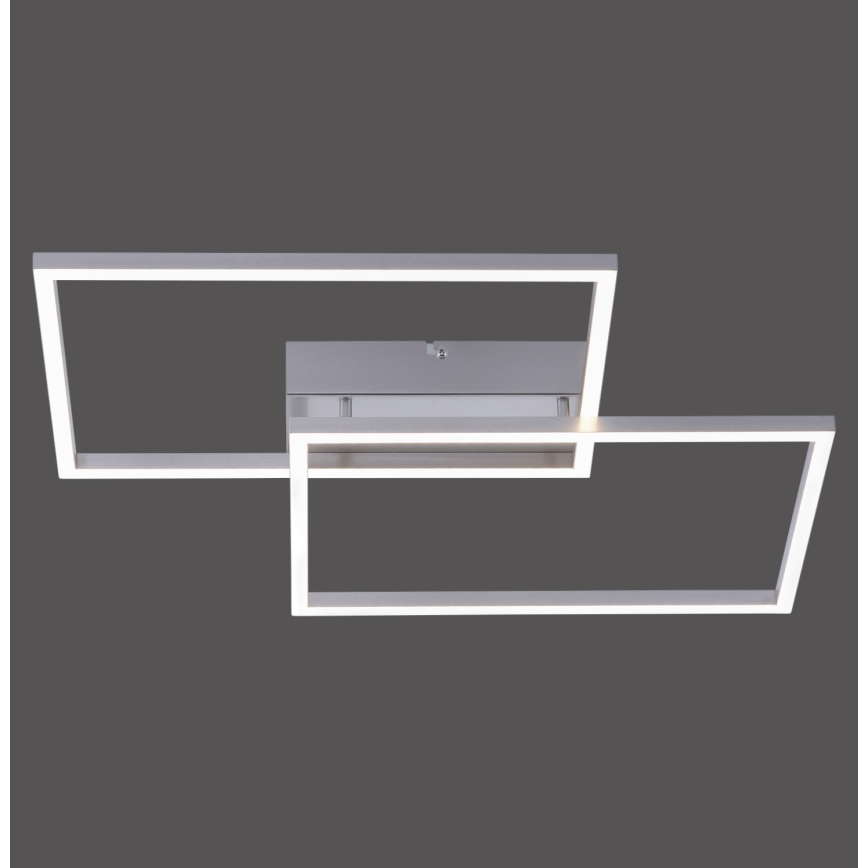 Leuchten Direkt 14017-55 - Dimbare LED Plafond Lamp  IVEN 2xLED/20W/230V + afstandsbediening