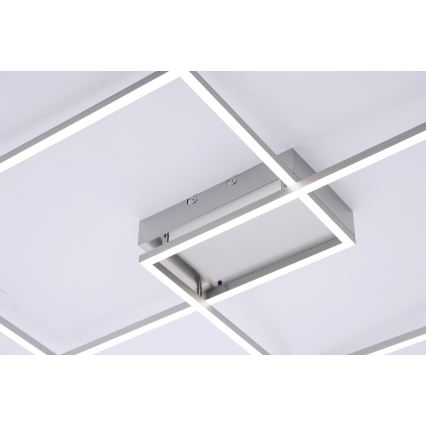 Leuchten Direkt 14017-55 - Plafonnier LED à intensité variable IVEN 2xLED/20W/230V + télécommande