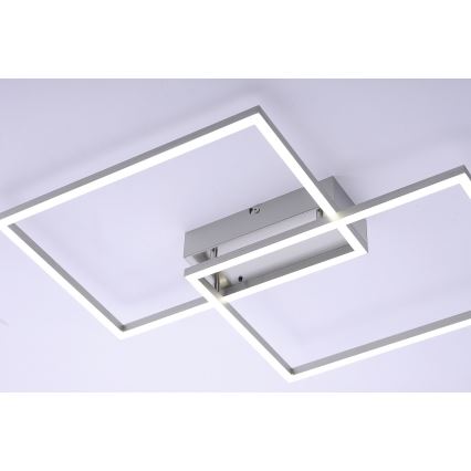 Leuchten Direkt 14018-55 - LED Plafondlamp dimbaar IVEN 2xLED/15W/230V