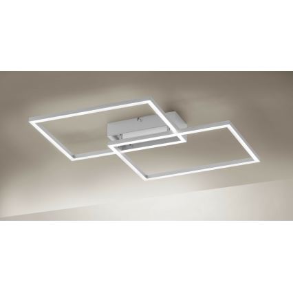 Leuchten Direkt 14018-55 - LED Plafondlamp dimbaar IVEN 2xLED/15W/230V