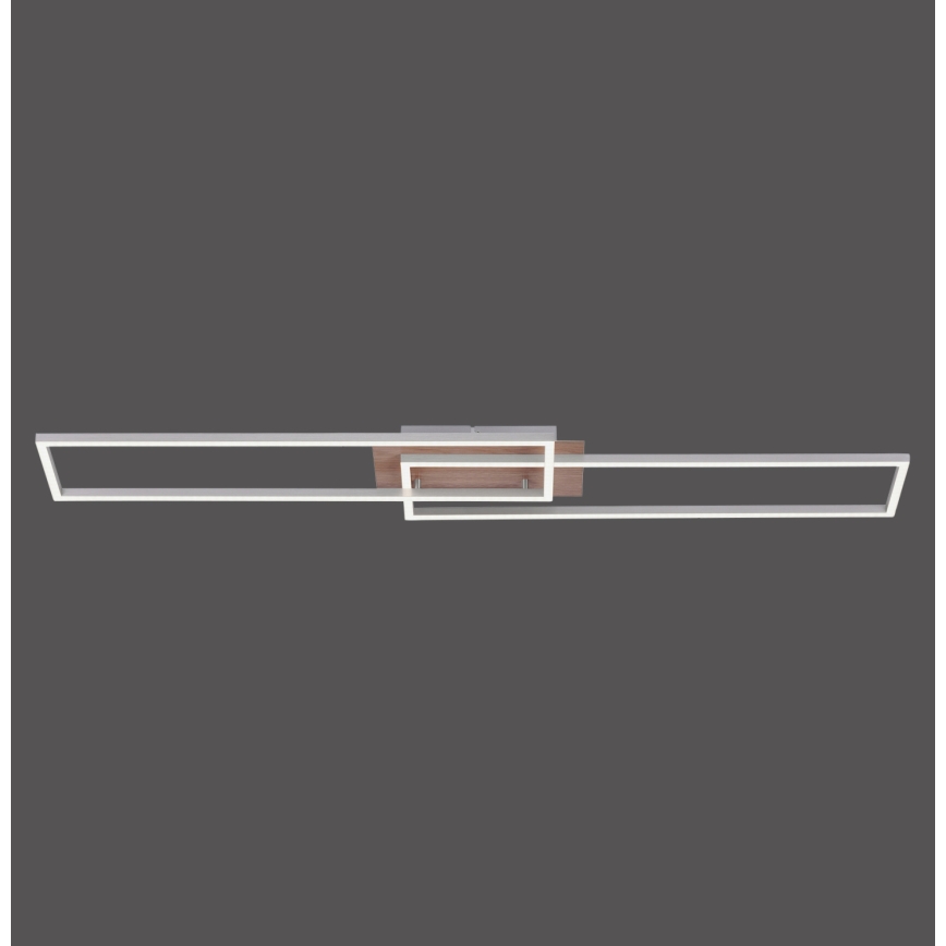 Leuchten Direkt 14019-78 - LED Plafondlamp dimbaar IVEN 2xLED/20W/230V + afstandsbediening