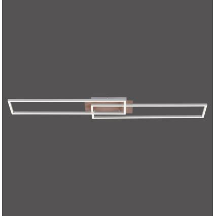 Leuchten Direkt 14019-78 - Plafonnier dimmable LED IVEN 2xLED/20W/230V + télécommande