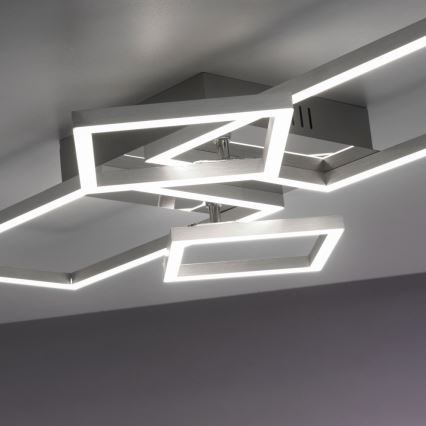 Leuchten Direkt 14023-55 - Lustre monté en surface à intensité variable IVEN 2xLED/12W/230V + 2xLED/5,5W