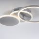 Leuchten Direkt 14116-55 - LED Plafondlamp SEVENT LED/25,5W/230V mat chroom