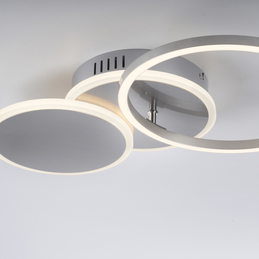 Leuchten Direkt 14116-55 - Plafonnier LED SEVENT LED/25,5W/230V chrome mat