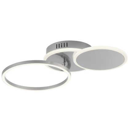 Leuchten Direkt 14116-55 - Plafonnier LED SEVENT LED/25,5W/230V chrome mat