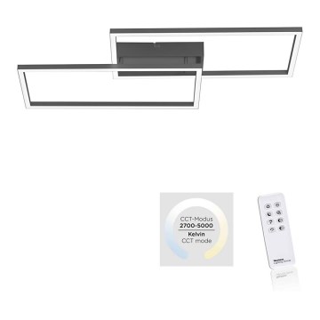 Leuchten Direkt 14140-18 - Plafonnier dimmable LED IVEN 2xLED/13,5W/230V + télécommande