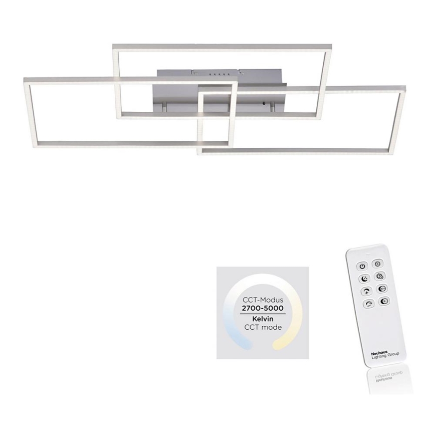 Leuchten Direkt 14150-55 - Plafonnier dimmable LED IVEN 3xLED/13W/230V + télécommande