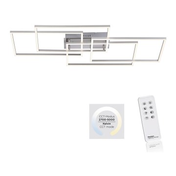 Leuchten Direkt 14151-55 - Plafonnier dimmable LED IVEN 4xLED/12W/230V + télécommande