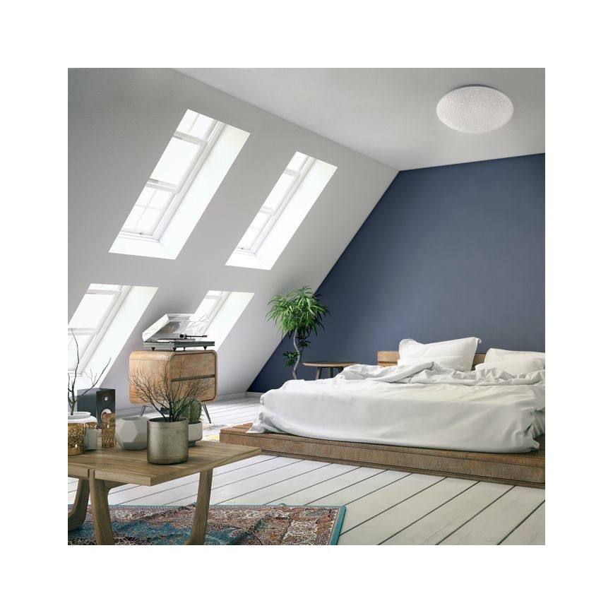 Leuchten Direkt 14241-16 - Plafonnier à intensité variable LED RGB SKYLER LED/5,6W/230V + Télécommande