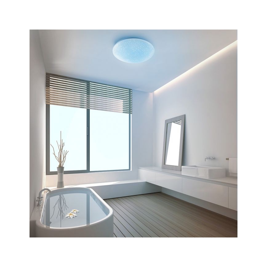 Leuchten Direkt 14241-16 - Plafonnier à intensité variable LED RGB SKYLER LED/5,6W/230V + Télécommande