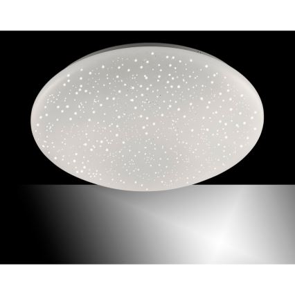 Leuchten Direkt 14242-16 - Dimbare LED RGB Plafond Lamp SKYLER LED/18W/230V + afstandsbediening