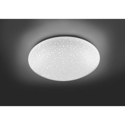 Leuchten Direkt 14242-16 - Dimbare LED RGB Plafond Lamp SKYLER LED/18W/230V + afstandsbediening