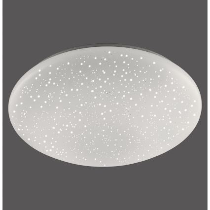 Leuchten Direkt 14242-16 - Dimbare LED RGB Plafond Lamp SKYLER LED/18W/230V + afstandsbediening