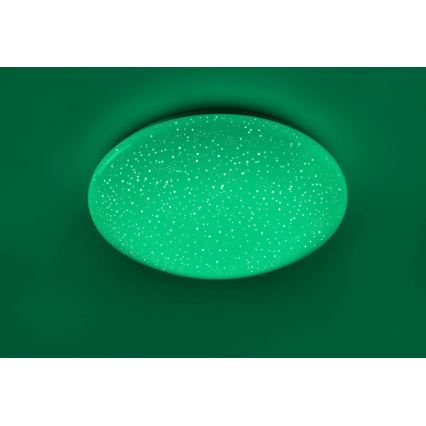 Leuchten Direkt 14242-16 - Plafonnier à intensité variable LED RGB SKYLER LED/18W/230V + Télécommande