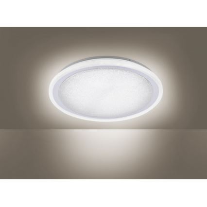 Leuchten Direkt 14336-17 - Dimbare LED Plafond Lamp MEDINA LED/40W/230V + afstandsbediening