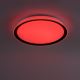 Leuchten Direkt 14339-21 - Dimbare LED RGB Plafond Lamp KARI LED/37W/230V Tuya 2700-5000K + afstandsbediening