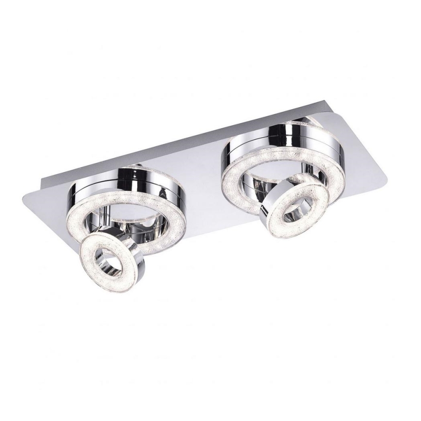 Leuchten Direkt 14521-17 - LED Plafond Lamp TIM 2xLED/2,8W/230V + 2xLED/3,1W