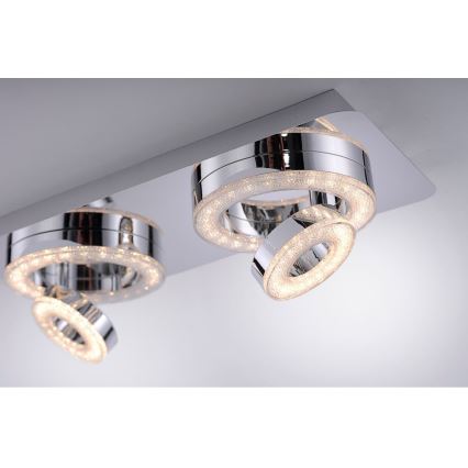 Leuchten Direkt 14521-17 - LED Plafond Lamp TIM 2xLED/2,8W/230V + 2xLED/3,1W