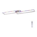 Leuchten Direkt 14635-55 - LED RGB dimbare plafondlamp FELIX LED/34,5W/230V + afstandsbediening