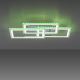 Leuchten Direkt 14636-55 - Dimbare LED RGB plafondlamp FELIX LED/35W/230V
