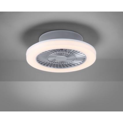 Leuchten Direkt 14645-55 - LED Lamp met Ventilator LEONARD LED/27W/230V