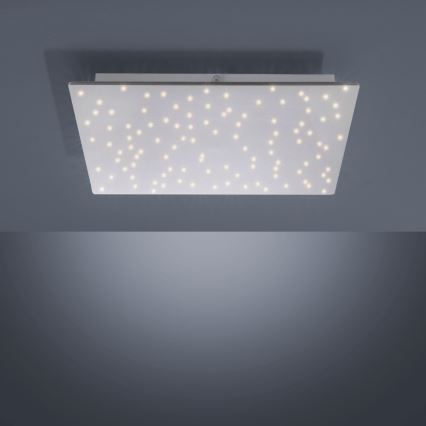 Leuchten Direkt 14671-55 - Plafonnier à intensité variable SPARKLE LED/18W/230V + Télécommande