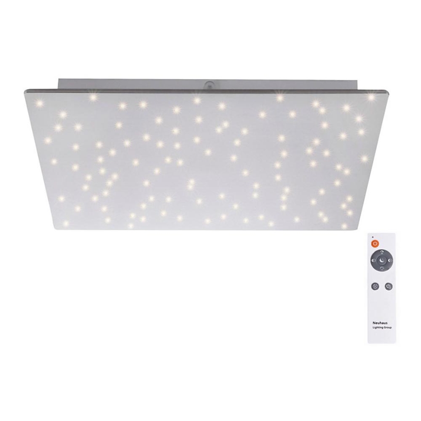 Leuchten Direkt 14671-55 - Plafonnier à intensité variable SPARKLE LED/18W/230V + Télécommande