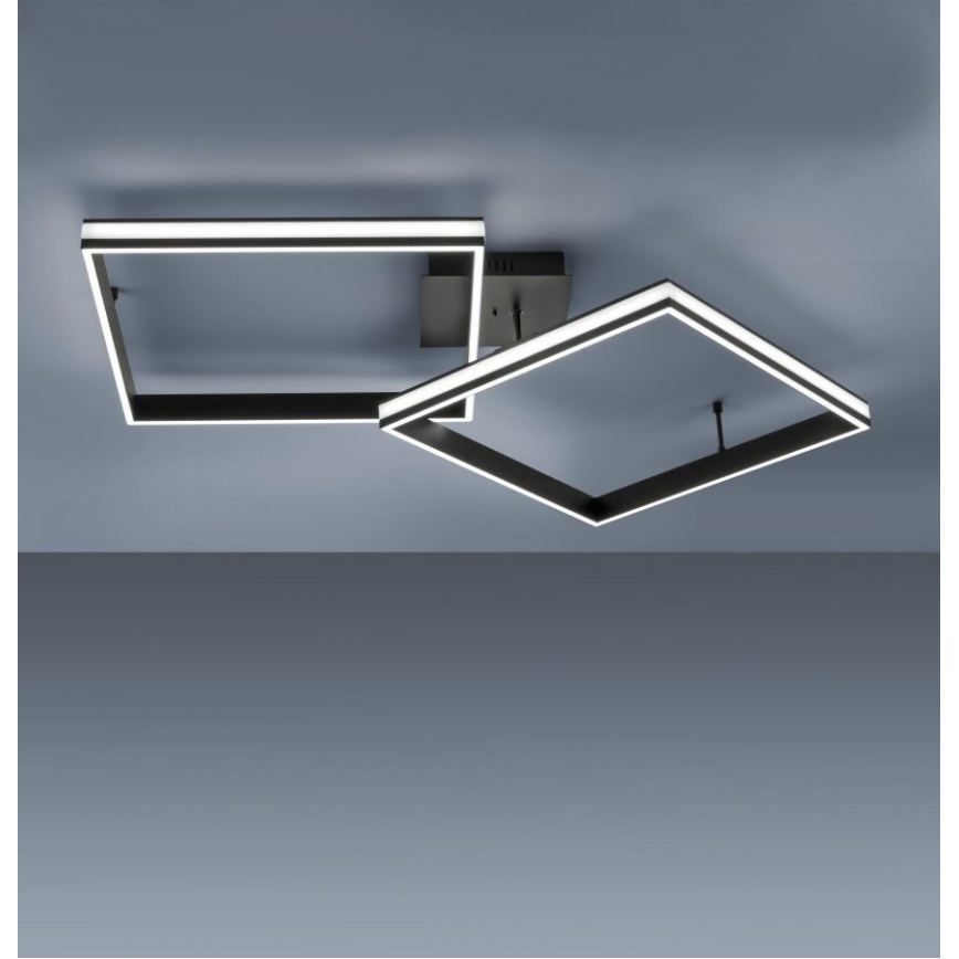 Leuchten Direkt 14700-18 - Dimbare LED Hanglamp voor Oppervlak Montage ELIS 2xLED/19W/230V + afstandsbediening