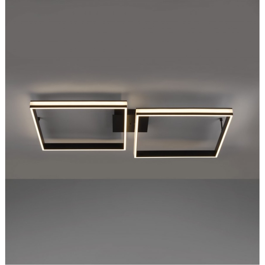 Leuchten Direkt 14700-18 - Dimbare LED Hanglamp voor Oppervlak Montage ELIS 2xLED/19W/230V + afstandsbediening