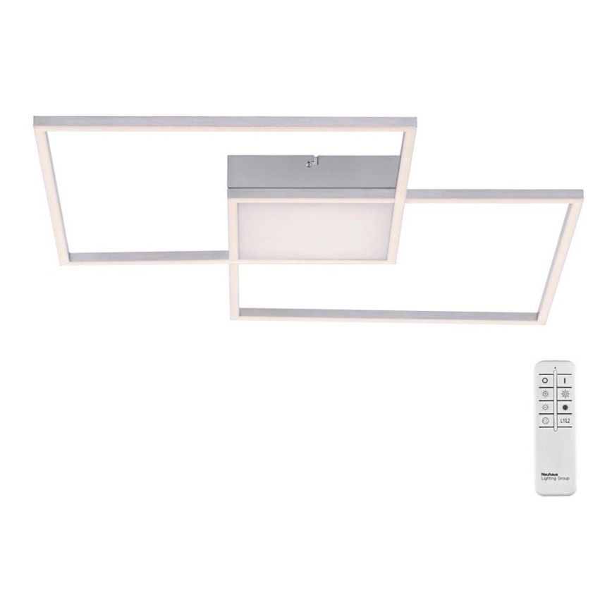 Leuchten Direkt 14712-55- Dimbare LED Plafond Lamp ASMIN LED/42W/230V + afstandsbediening