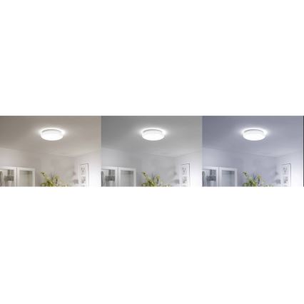 Leuchten Direkt 14742-16 - Dimbare LED RGB Plafond Lamp JUPI LOLASMART LED/18W/230V Tuya 2700-5000K + afstandsbediening