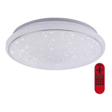 Leuchten Direkt 14743-16 - Plafonnier à intensité variable LED RGB JUPI LED/28W/230V Tuya 2700-5000K + Télécommande