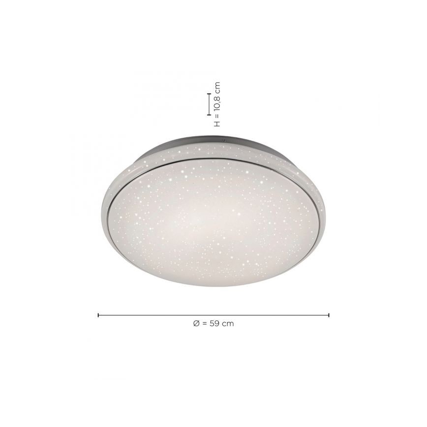 Leuchten Direkt 14744-16 - Dimbare LED RGB Plafond Lamp JUPI LOLASMART LED/32W/230V + afstandsbediening