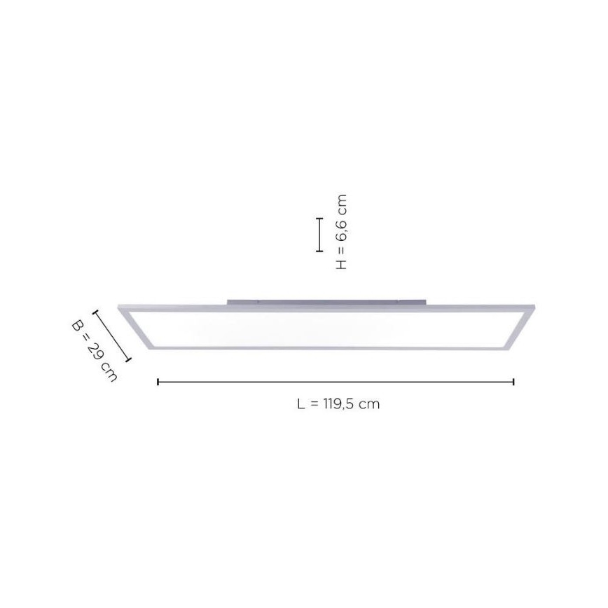 Leuchten Direkt 14753-21 - LED Paneel voor Oppervlak Montage FLAT LED/22W/230V
