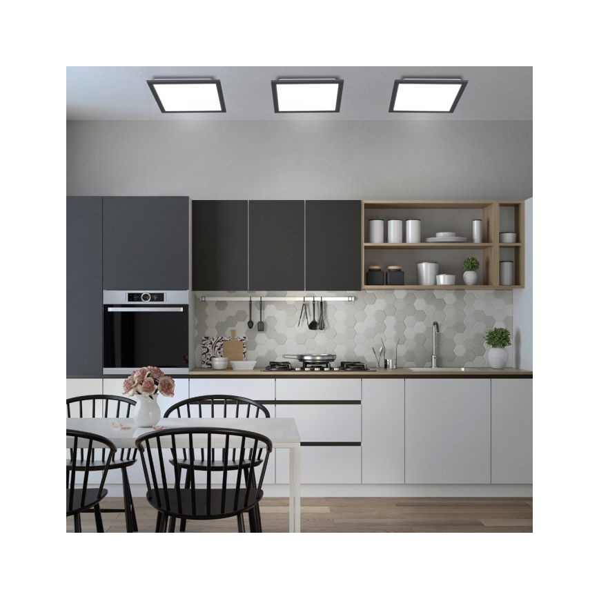 Leuchten Direkt 14754-18- Plafonnier à intensité variable FLAT LED/20W/230V 2700K-5000K +Télécommande
