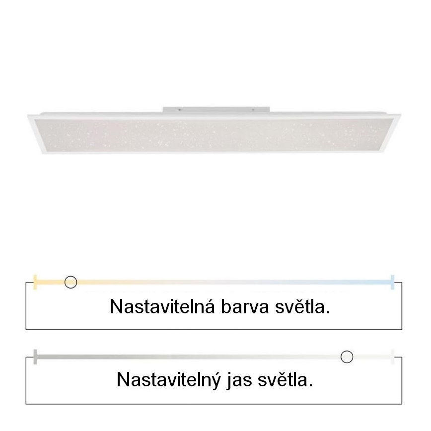 Leuchten Direkt 14762-16 - LED dimbaar armatuur STARRYFLAT LED/36W/230V + afstandsbediening