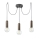 Leuchten Direkt 14776-48 - Suspension filaire TURN ME 3xE27/60W/230V araignée