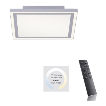 Leuchten Direkt 14850-16 - Plafonnier dimmable LED LED/17W/230V + LED/13W + télécommande