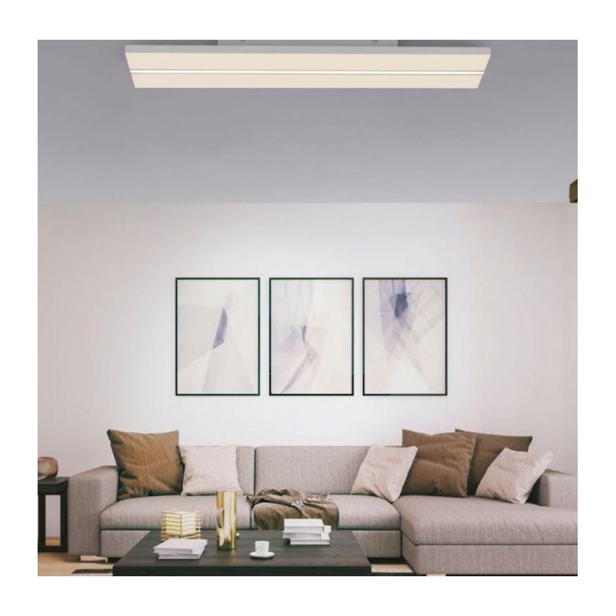 Leuchten Direkt 14854-16- Plafonnier à intensité variable EDGING LED/30W/230V 2700-5000K + Télécommande