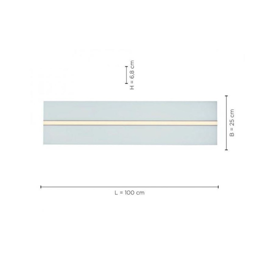 Leuchten Direkt 14854-16- Plafonnier à intensité variable EDGING LED/30W/230V 2700-5000K + Télécommande