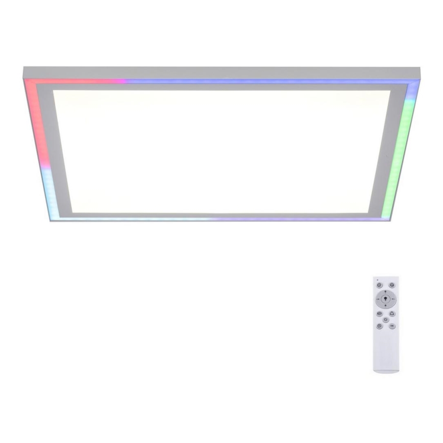 Leuchten Direkt 14900-16 - Dimbare LED RGB plafondlamp EDGING LED/24W/230V + afstandsbediening