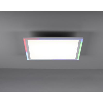 Leuchten Direkt 14900-16 - Dimbare LED RGB plafondlamp EDGING LED/24W/230V + afstandsbediening