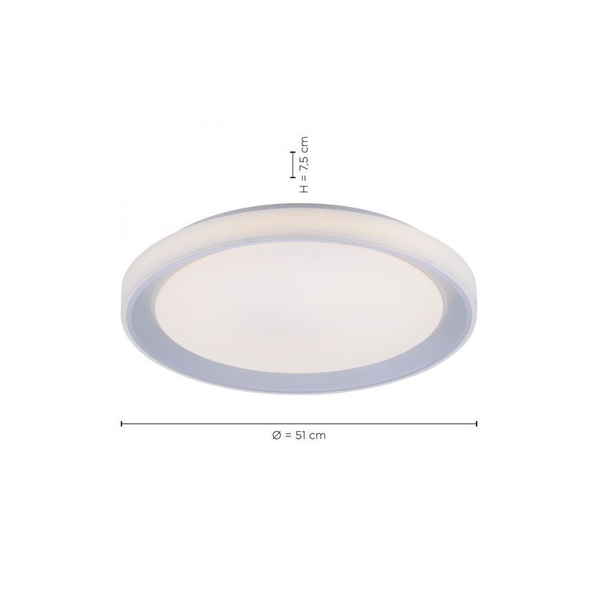 Leuchten Direkt 15110-21 - Plafonnier à intensité variable LED RGB LENI LOLASMART LED/40W/230V + Télécommande
