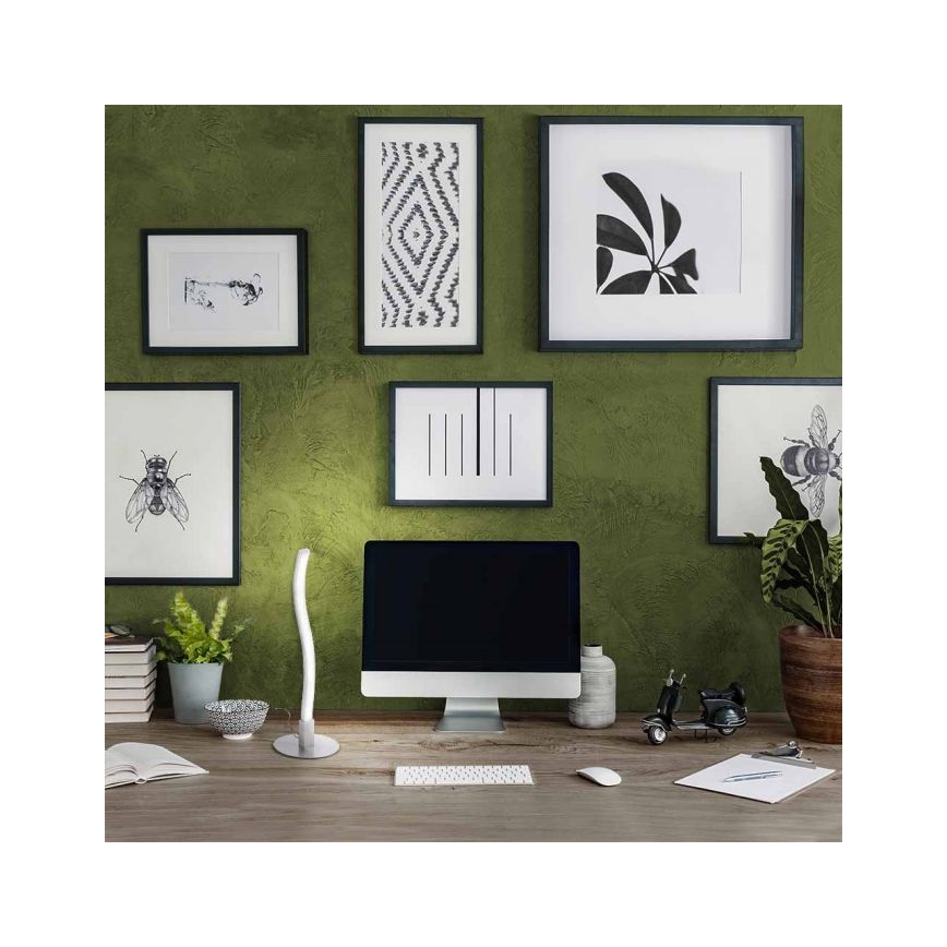 Leuchten Direkt 15128-55 - LED Tafel Lamp WAWE LED/3W/230V mat chroom