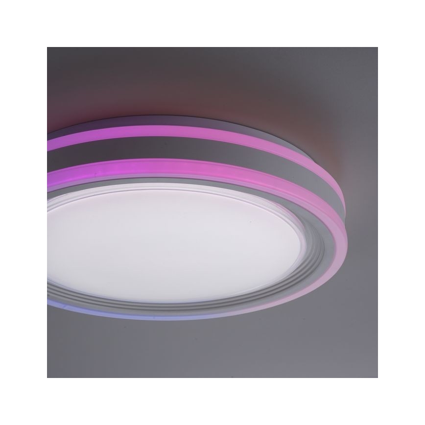 Leuchten Direkt 15152-16 - LED RGBW Dimbare plafondlamp SPHERIC LED/18W/230V + afstandsbediening