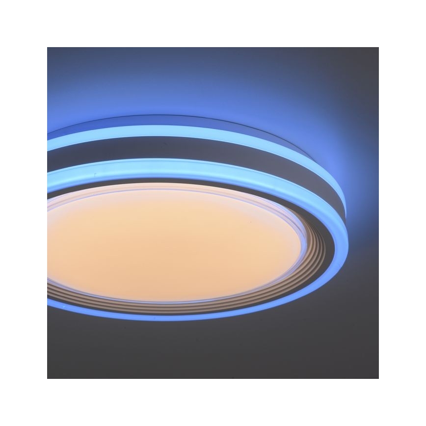 Leuchten Direkt 15152-16 - LED RGBW Dimbare plafondlamp SPHERIC LED/18W/230V + afstandsbediening