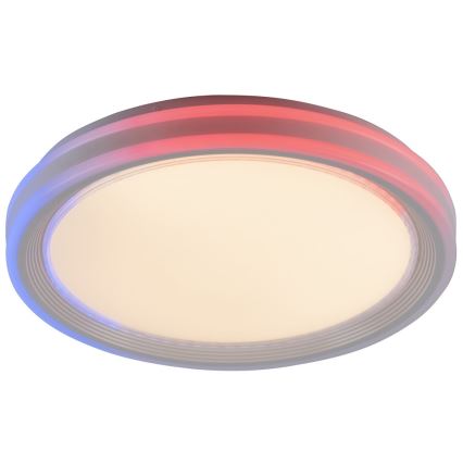 Leuchten Direkt 15154-16- Plafonnier à intensité variable LED RGB EDGING 39W/230V + télécommande