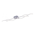 Leuchten Direkt 15167-55 - Plafonnier LED WAWE 2xLED/12,5W/230V+LED/17W, chrome mat
