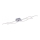 Leuchten Direkt 15167-55 - Plafonnier LED WAWE 2xLED/12,5W/230V+LED/17W, chrome mat